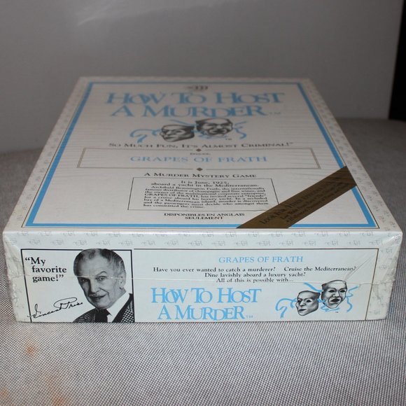 3/$77❤️new How To Host A Murder GRAPES OF FRATH murder mystery party game #69701 - Picture 2 of 8